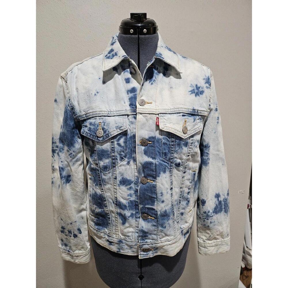 Levi's Ex-Boyfriend Trucker Jacket Women's Size Small Stonewashed  Cloudy Daze